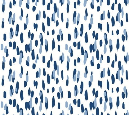 York Wallcoverings Madcap Cottage Club House Navy Blue Peel and Stick Wallpaper  Geometrics Blues  Wallpaper - PSW1394RL