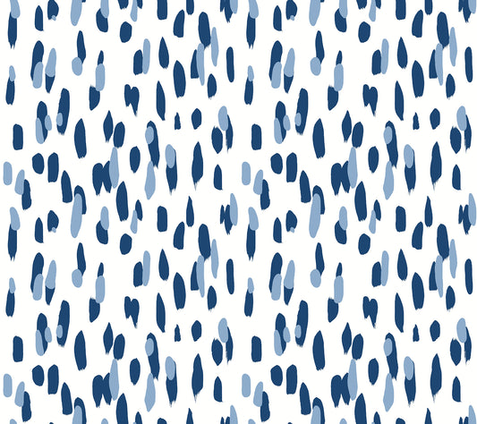 York Wallcoverings Madcap Cottage Club House Navy Blue Peel and Stick Wallpaper  Geometrics Blues  Wallpaper - PSW1394RL