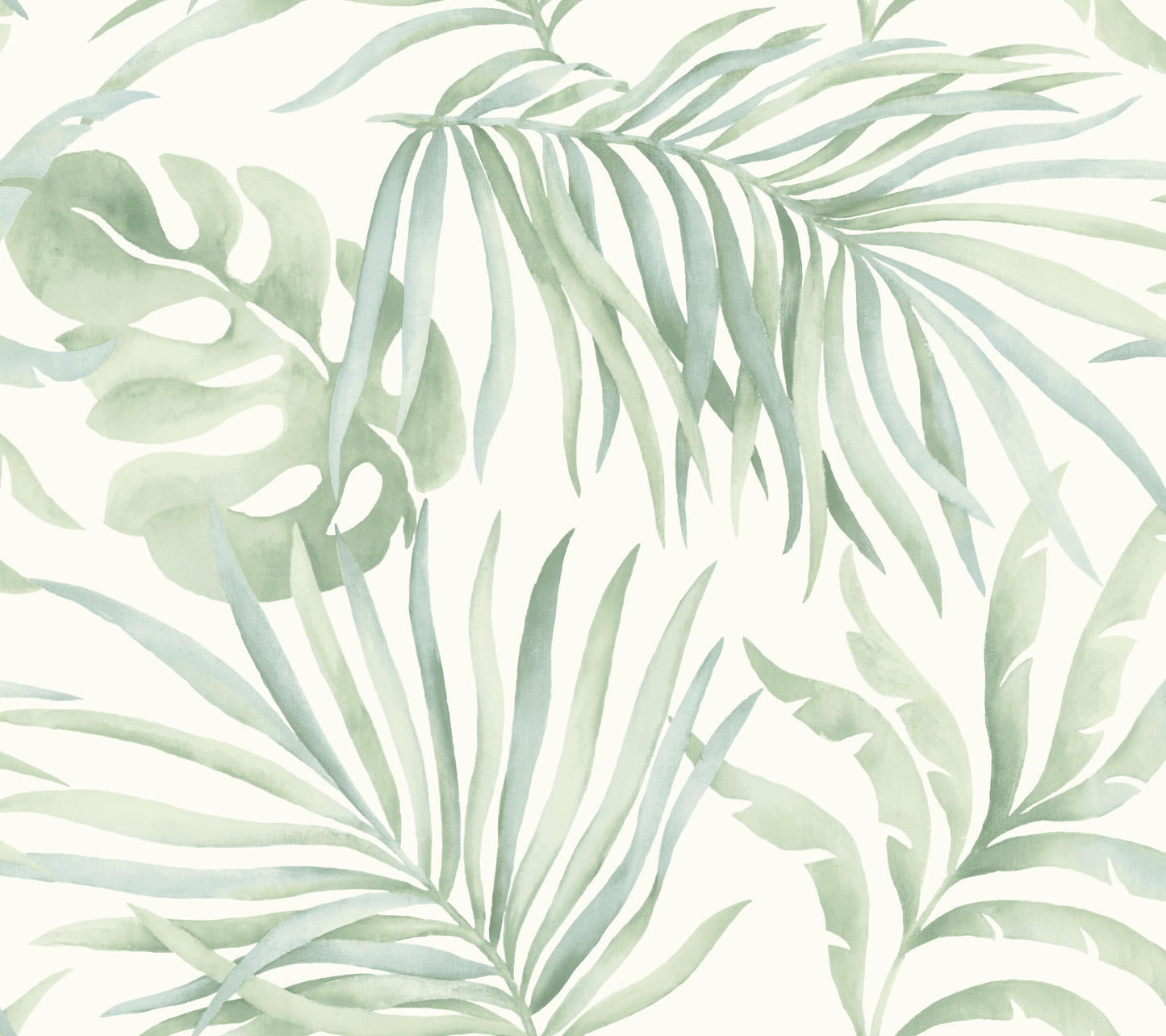 York Wallcoverings Simply Candice Paradise Palm Aloe Peel and Stick Wallpaper  Botanical Greens  Wallpaper - PSW1413RL