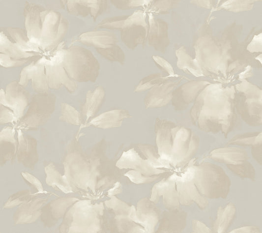 York Wallcoverings Simply Candice Midnight Blooms Neutral Peel and Stick Wallpaper  Florals and Flowers Blacks  Wallpaper - PSW1414RL