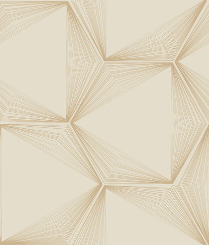 York Wallcoverings Simply Candice Honeycomb Sand and Gold Peel and Stick Wallpaper  Geometrics Beiges  Wallpaper - PSW1416RL