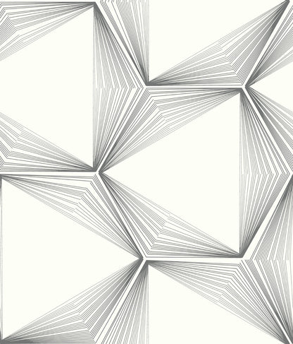 York Wallcoverings Simply Candice Honeycomb Charcoal Peel and Stick Wallpaper  Geometrics Blacks  Wallpaper - PSW1417RL