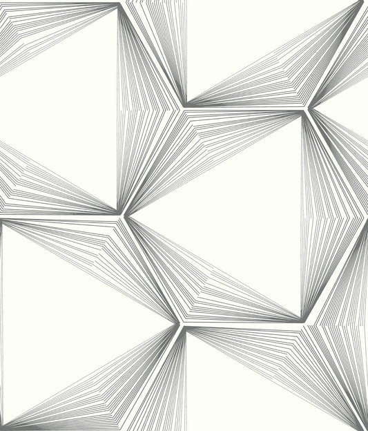 York Wallcoverings Simply Candice Honeycomb Charcoal Peel and Stick Wallpaper  Geometrics Blacks  Wallpaper - PSW1417RL