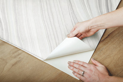 York Wallcoverings Simply Candice Onyx Strata Sheer Grey Peel and Stick Wallpaper  Geometrics Blacks  Wallpaper - PSW1422RL