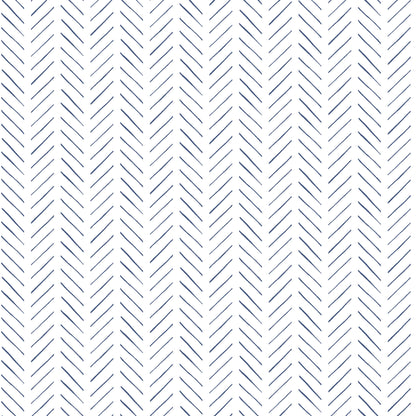 York Wallcoverings Magnolia Home Pick Up Sticks Navy Wallpaper  Bohemian Whites and Off-Whites  Wallpaper - PSW1489RL