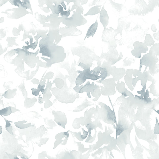 York Wallcoverings Magnolia Home Renewed Floral Blue Wallpaper  Florals and Flowers Blues  Wallpaper - PSW1492RL