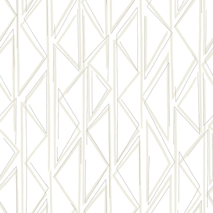 York Wallcoverings Magnolia Home Sideways Sketch Beige Wallpaper  Geometrics Beiges  Wallpaper - PSW1498RL