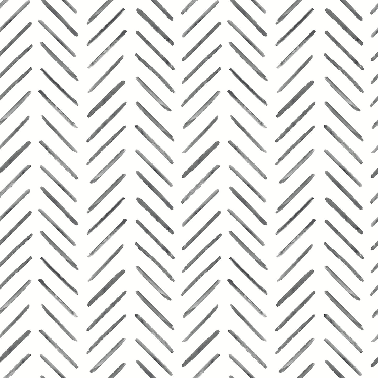 York Wallcoverings Watercolor Botanicals Painted Herringbone Black Peel and Stick Wallpaper  Chevron and Houndstooth Blacks  Wallpaper - PSW1525RL