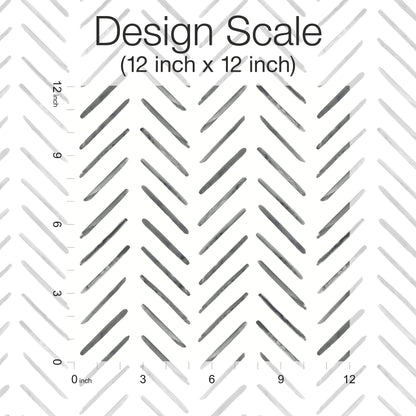 York Wallcoverings Watercolor Botanicals Painted Herringbone Black Peel and Stick Wallpaper  Chevron and Houndstooth Blacks  Wallpaper - PSW1525RL