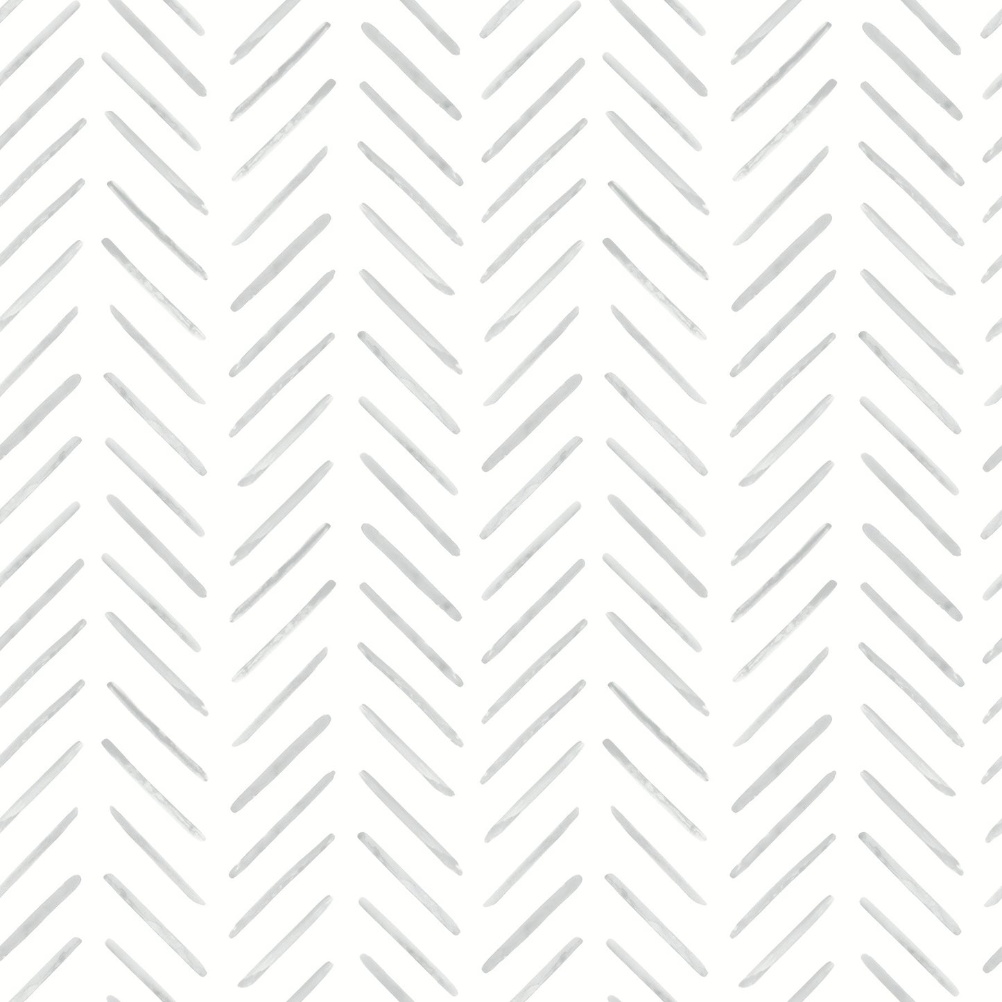 York Wallcoverings Watercolor Botanicals Painted Herringbone Fog Peel and Stick Wallpaper  Chevron and Houndstooth Greys  Wallpaper - PSW1527RL