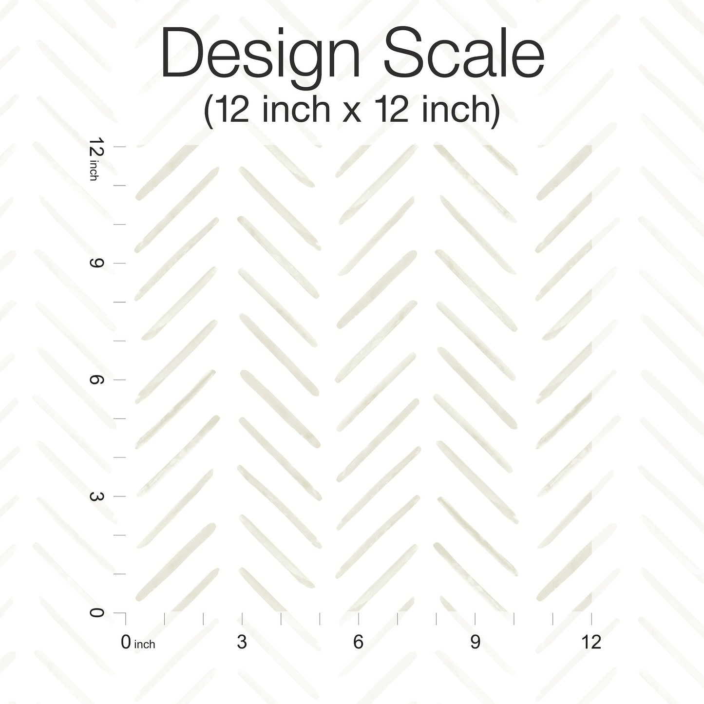 York Wallcoverings Watercolor Botanicals Painted Herringbone Sand Peel and Stick Wallpaper  Chevron and Houndstooth Beiges  Wallpaper - PSW1529RL