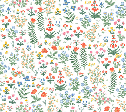 York Wallcoverings Aviva Stanoff Menagerie Garden Rose Multicolor Peel and Stick Wallpaper Whimsical Florals and Flowers Reds  Wallpaper - PSW1552RL