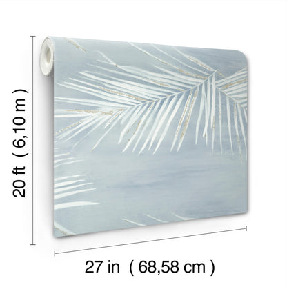 York Wallcoverings Aviva Stanoff Endless Summer Blue Peel and Stick Wallpaper Tropical Tropical Blues  Wallpaper - PSW1554RL