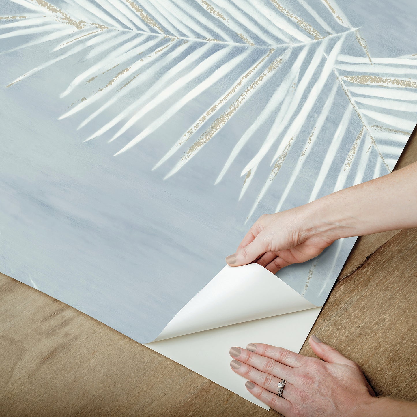 York Wallcoverings Aviva Stanoff Endless Summer Blue Peel and Stick Wallpaper Tropical Tropical Blues  Wallpaper - PSW1554RL