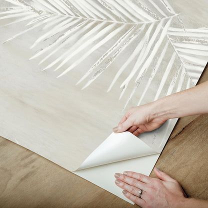 York Wallcoverings Aviva Stanoff Endless Summer Grey Peel and Stick Wallpaper Tropical Tropical Greys  Wallpaper - PSW1556RL