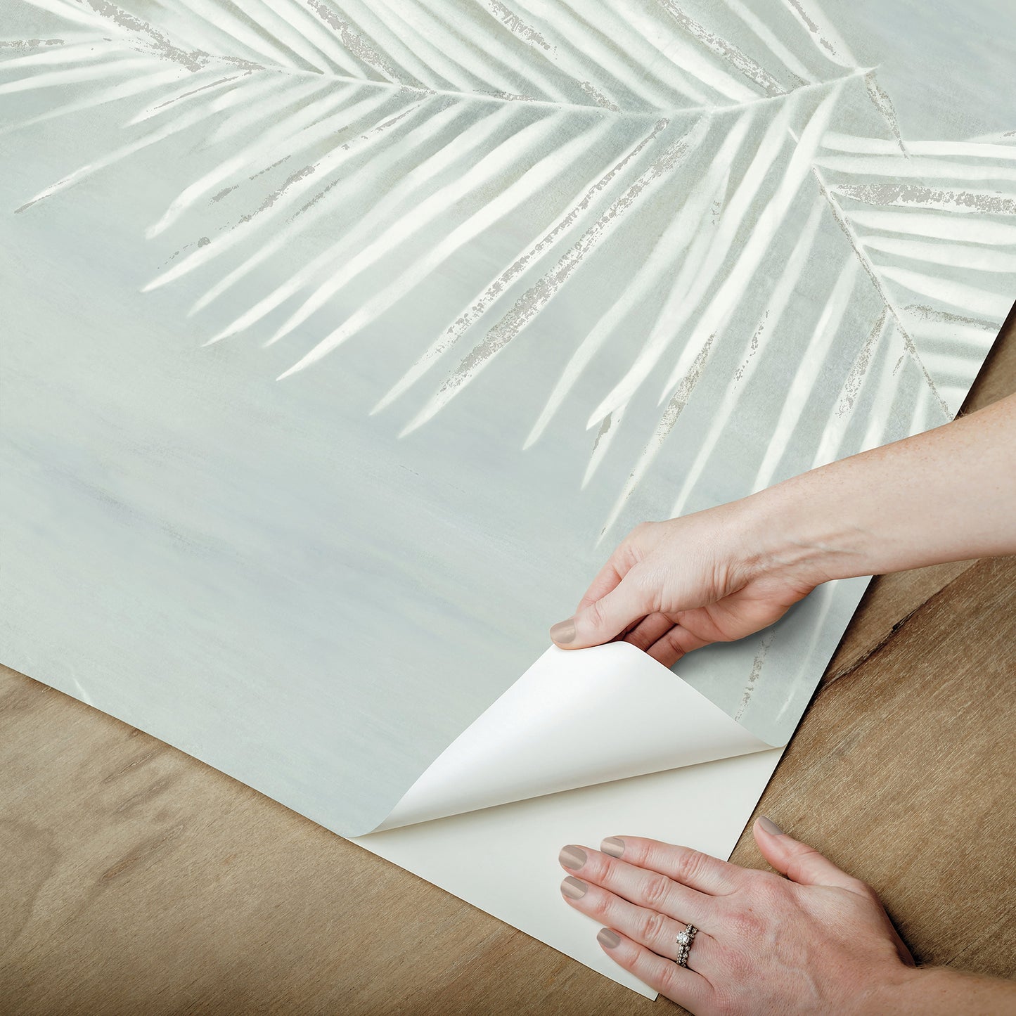 York Wallcoverings Aviva Stanoff Endless Summer Jade Peel and Stick Wallpaper Tropical Tropical Greens  Wallpaper - PSW1557RL