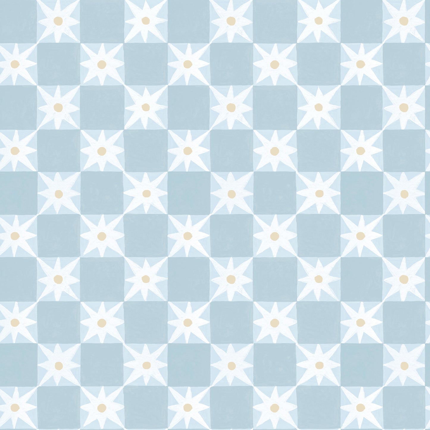 York Wallcoverings RoomMates Stardust Blue Checkerboard Peel and Stick Wallpaper Bohemian Small Prints Blues  Wallpaper - PSW1588RL