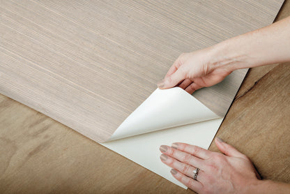 York Wallcoverings RoomMates Natural Sisal Warm Grey Peel and Stick Grasscloth Wallpaper Modern Grasscloth Greys  Wallpaper - PSW1597RL