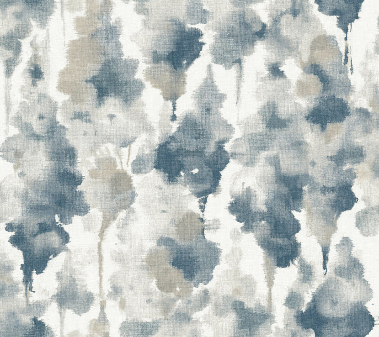 York Wallcoverings Simply Candice PSWP Mirage Navy Peel and Stick Wallpaper Modern Botanical Blues  Wallpaper - PSW1603RL