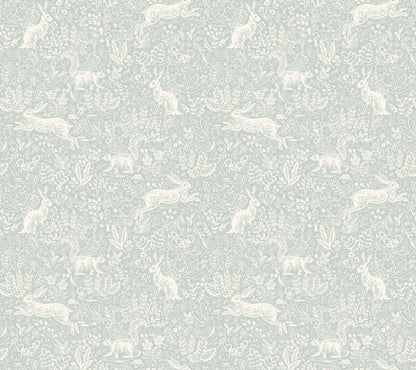 York Wallcoverings Rifle Paper Co P+S 4th Edition Fable Mineral Peel and Stick Wallpaper Whimsical Animals and Insects Greens  Wallpaper - PSW1626RL