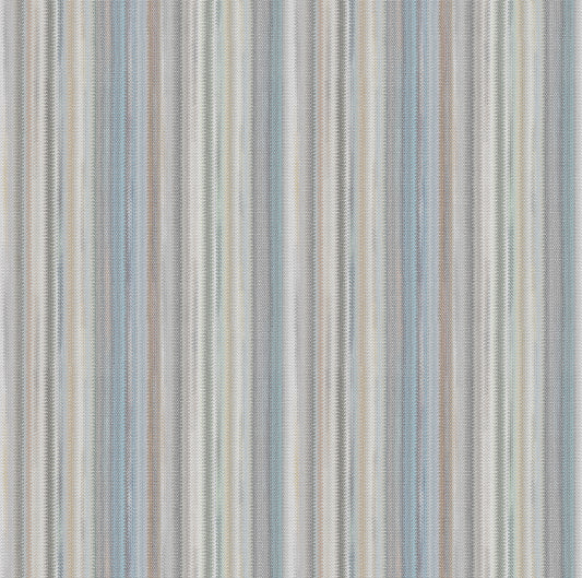 York Wallcoverings Missoni PSWP Striped Sunset Blue Grey Peel and Stick Wallpaper Transitional Stripes Blues  Wallpaper - PSW1634RL