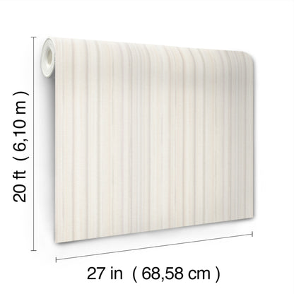 York Wallcoverings Missoni PSWP Striped Sunset Beige Peel and Stick Wallpaper Transitional Stripes Whites and Off-Whites  Wallpaper - PSW1635RL