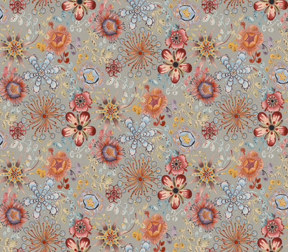 York Wallcoverings Missoni PSWP Magic Garden Multicolor Peel and Stick Wallpaper Modern Florals Greys  Wallpaper - PSW1637RL