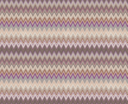 York Wallcoverings Missoni PSWP Zig Zag Purple Peel and Stick Wallpaper Transitional Chevron Purples  Wallpaper - PSW1641RL