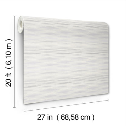 York Wallcoverings RoomMates Fireworks Warm Grey Peel and Stick Wallpaper Transitional Stripes Whites and Off-Whites  Wallpaper - PSW1647RL