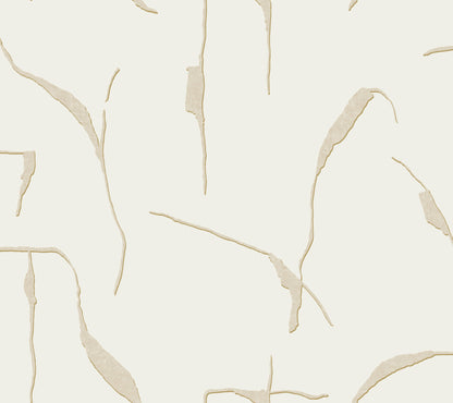 York Wallcoverings Nikki Chu Premium Peel + Stick Ivory Coast Caramel and Gold Premium Peel + Stick Wallpaper Modern Geometrics Yellows  Wallpaper - PSW1651RL