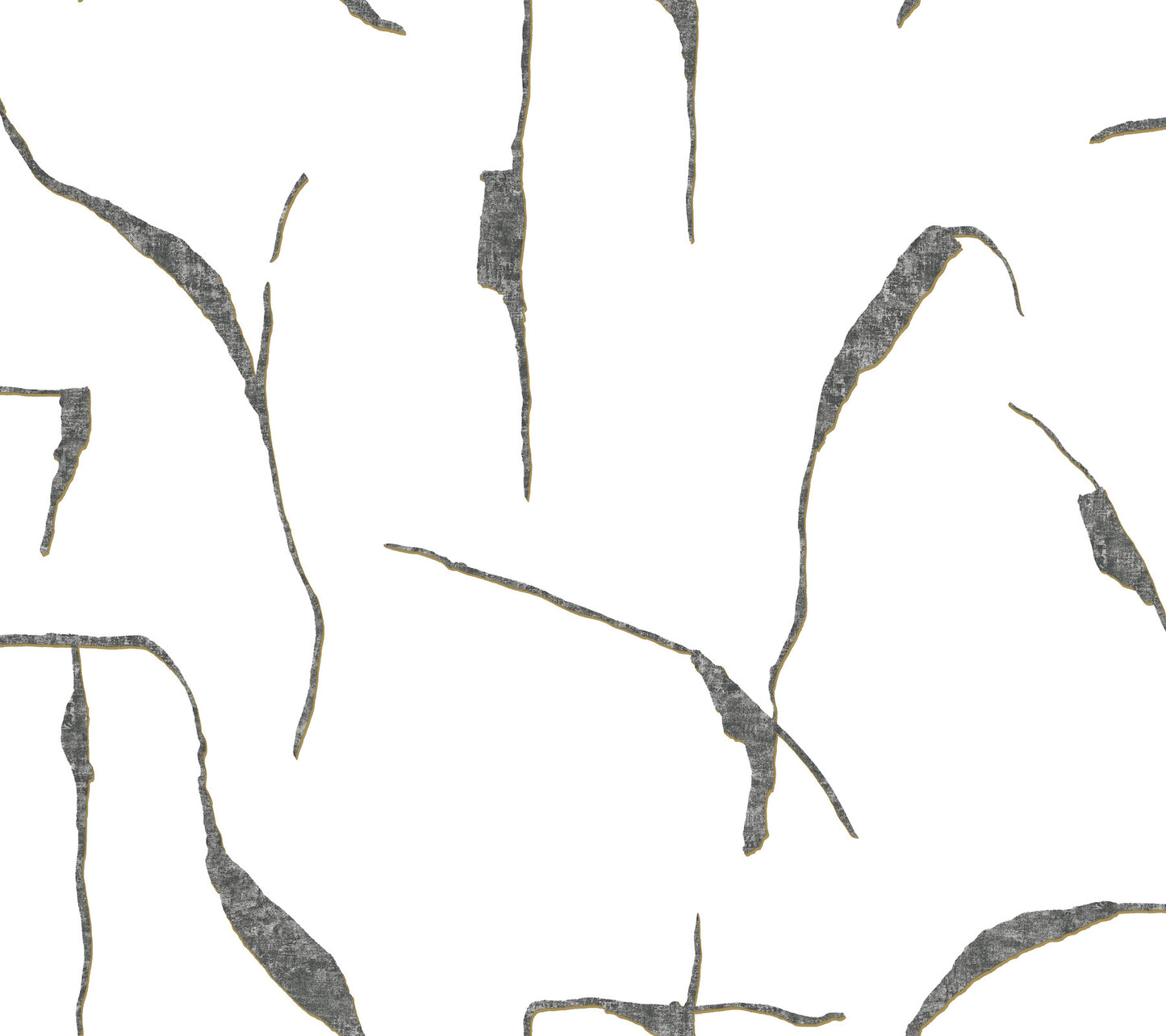 York Wallcoverings Nikki Chu Premium Peel + Stick Ivory Coast Black and Gold Premium Peel + Stick Wallpaper Modern Geometrics Blacks  Wallpaper - PSW1652RL