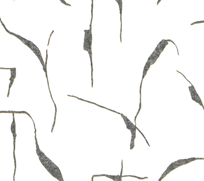 York Wallcoverings Nikki Chu Premium Peel + Stick Ivory Coast Black and Gold Premium Peel + Stick Wallpaper Modern Geometrics Blacks  Wallpaper - PSW1652RL