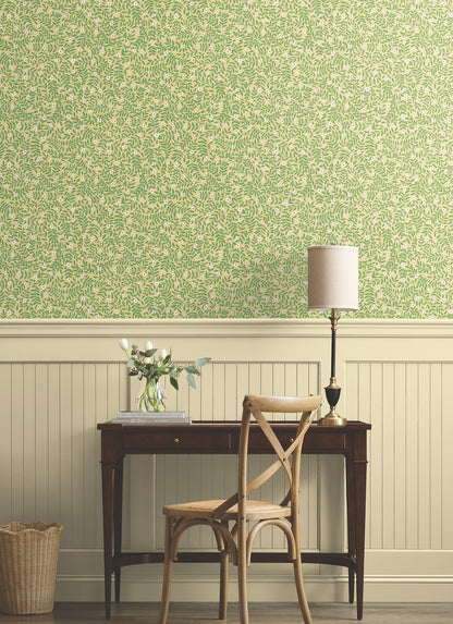 York Wallcoverings Rifle Paper Co. Elodie Gold Petite Floral Premium Peel + Stick Wallpaper Botanical Modern Gold  Wallpaper - PSW1671RL