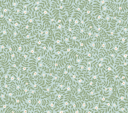 York Wallcoverings Rifle Paper Co. Elodie Light Blue Petite Floral Premium Peel + Stick Wallpaper Botanical Modern Light Blue  Wallpaper - PSW1672RL