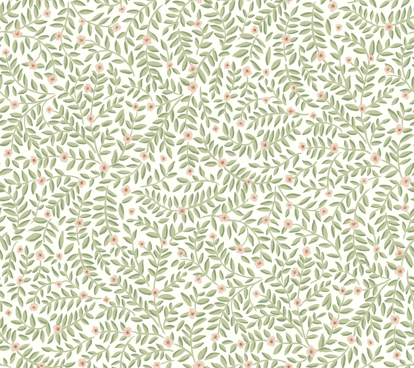 York Wallcoverings Rifle Paper Co. Elodie Cream Petite Floral Premium Peel + Stick Wallpaper Botanical Modern Cream  Wallpaper - PSW1673RL