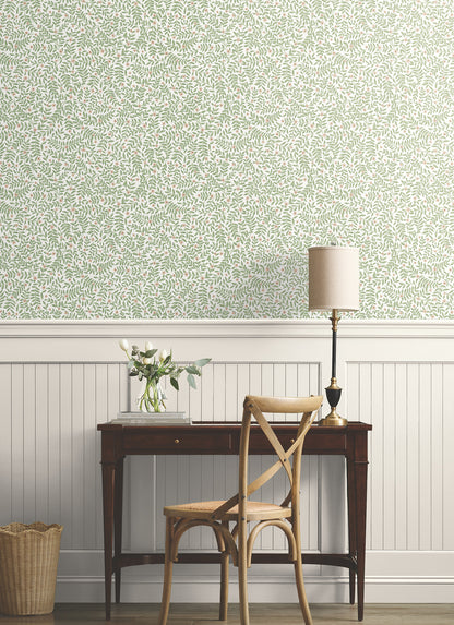 York Wallcoverings Rifle Paper Co. Elodie Cream Petite Floral Premium Peel + Stick Wallpaper Botanical Modern Cream  Wallpaper - PSW1673RL