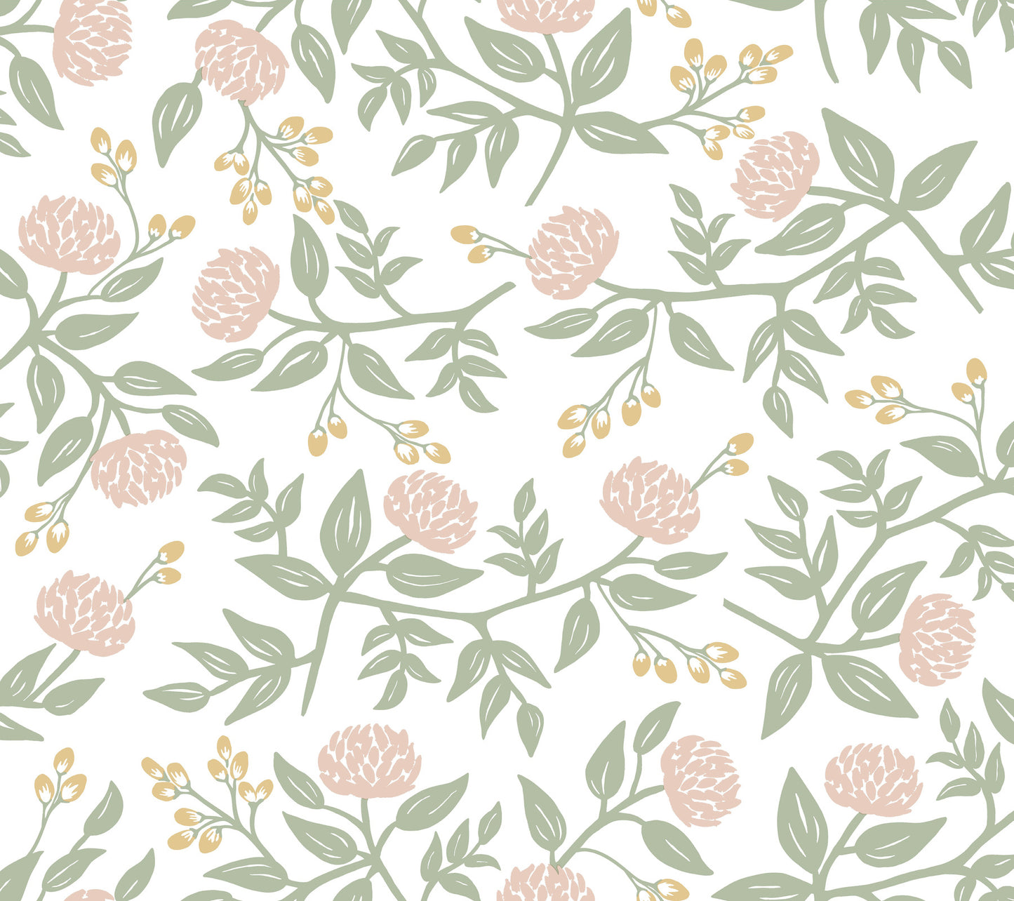 York Wallcoverings Rifle Paper Co. Peonies Blush Floral Premium Peel + Stick Wallpaper Botanical Modern Blush  Wallpaper - PSW1685RL