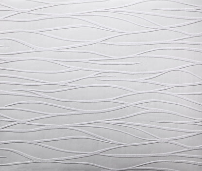 York Wallcoverings York Wallcoverings Organic Waves Paintable White Wallpaper  Textures Whites and Off-Whites   - PT9418