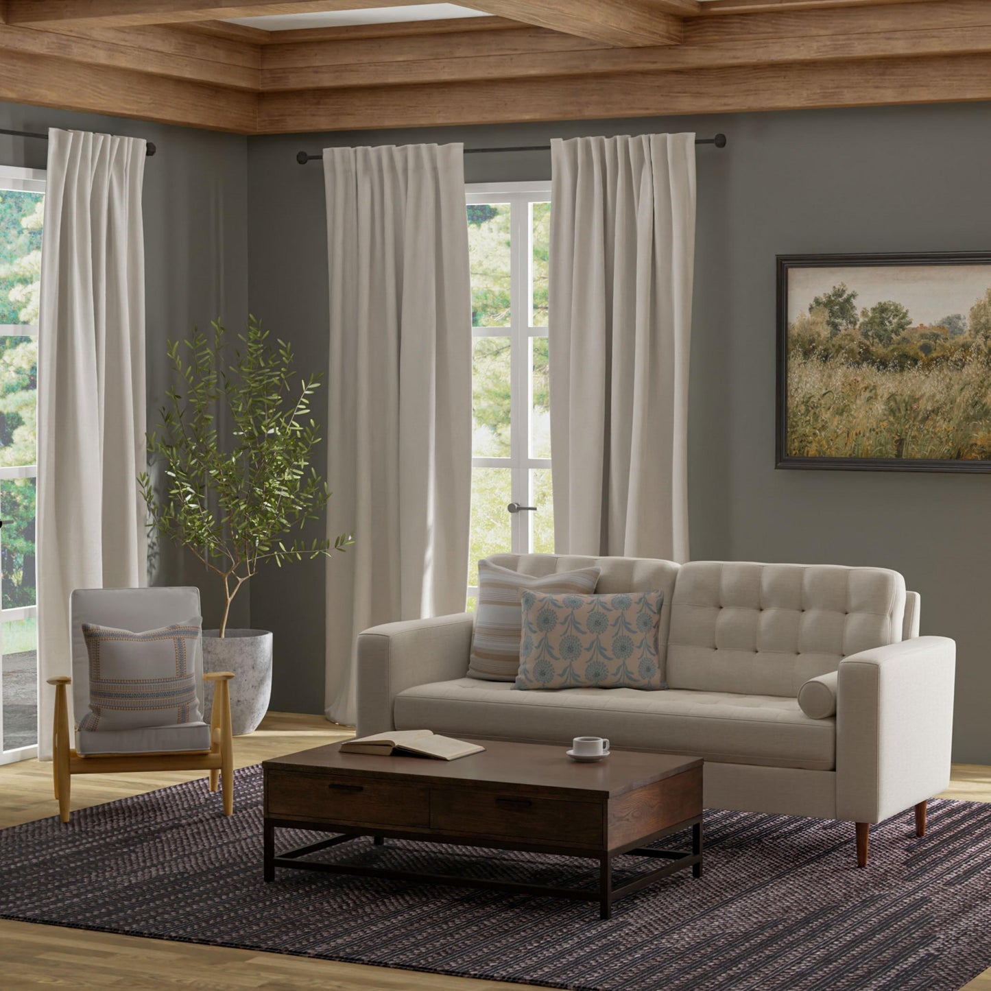 Pantera Contemporary rug, 9' x 12'.