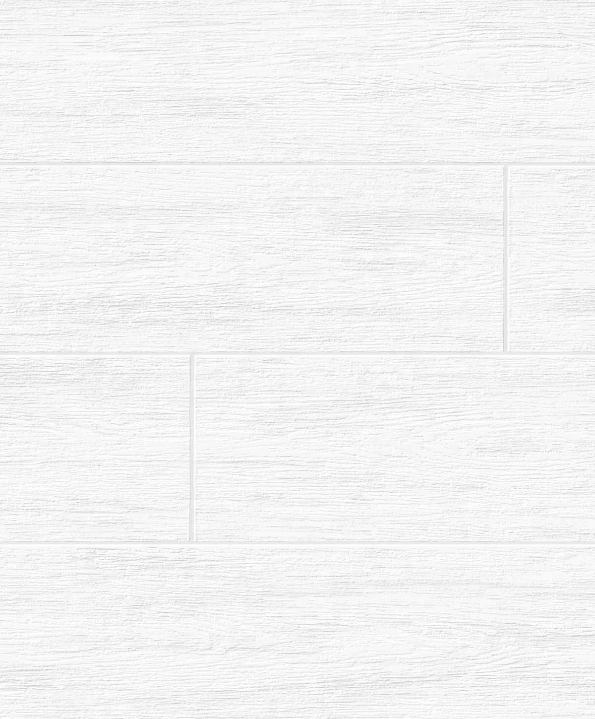 Seabrook Designs Paintable Wallpaper Faux Shiplap Wood Coastal White Matte Sidewall - PW20000