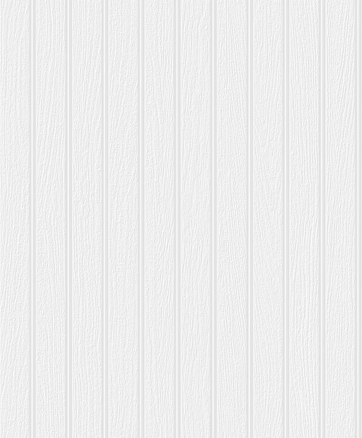 Seabrook Designs Paintable Wallpaper Faux Beadboard Wood Contemporary White Matte Sidewall - PW20100