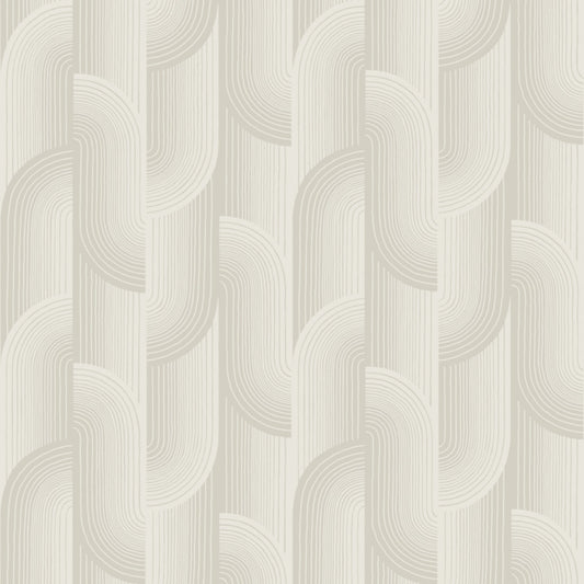 GALERIE WALLCOVERINGS Precious Weaves Geometric, All-over   Cream   - PW3108