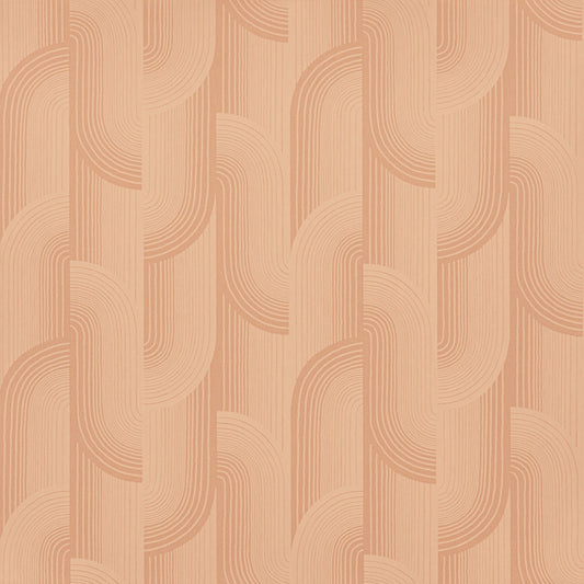 GALERIE WALLCOVERINGS Precious Weaves Geometric, All-over   Orange   - PW3112