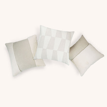 D.V. KAP HOME   24" x 24" St. Moritz Pillow - Cream Faux Fur, Transitional    - 3599-C-2424