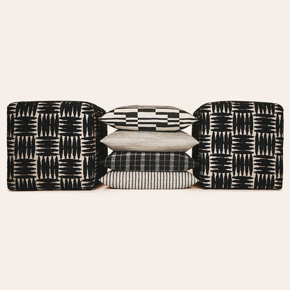 D.V. KAP HOME   24" x 24" Piano Pillow - Domino Modern    - 3354-D-2424