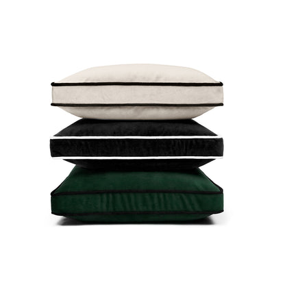 D.V. KAP HOME   22" x 22" Posh Box Pillow - Forest Solid, Transitional    - 3733-F-2222