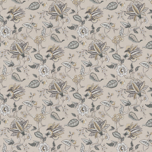 STOUT TEXTILES  MULTIPURPOSE,PRINT TRANSITIONAL,, FLORAL ASH,SMOKE   - QUAS-1