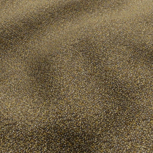 JF Fabrics FibreGuard QUINCY 19 Fabric Contemporary, Novelty Dark Gold, Black, Olive, Beige  Boucle, Texture, Woven - 9300019 J9381