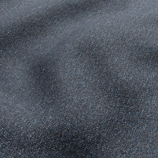 JF Fabrics FibreGuard QUINCY 68 Fabric Contemporary, Novelty Grey, Charcoal, Denim Blue, Navy, Grey  Boucle, Texture, Woven - 9300068 J9381