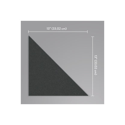 York Wallcoverings York Contract Triangles Dark Grey Peel and Stick Tiles Industrial Global Greys  Wallpaper - QWS1011